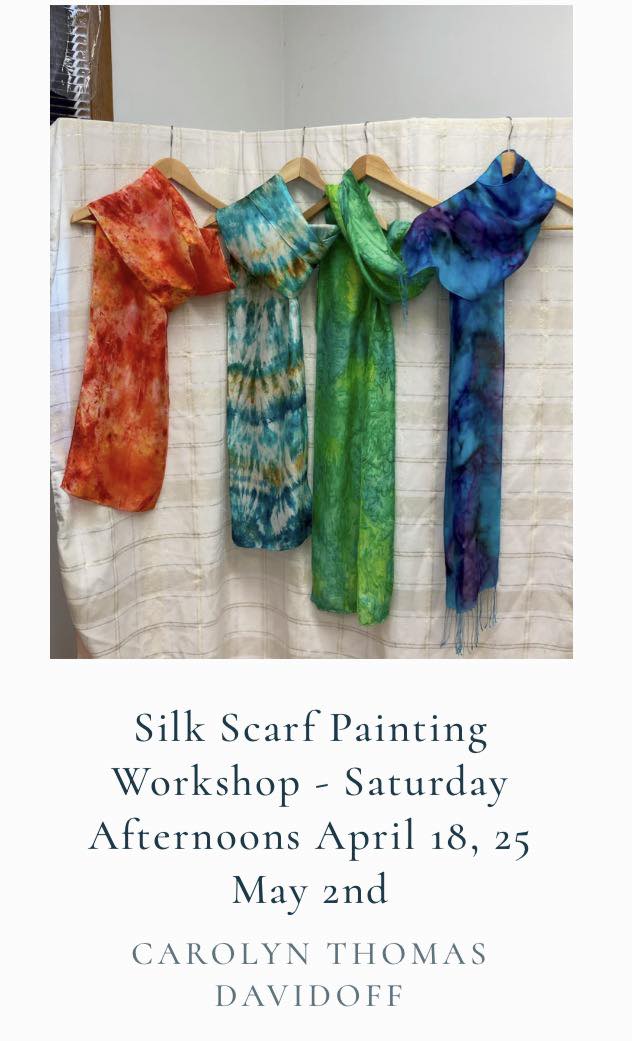 Create Your Own Silk Scarves This Spring with the La Grange Art League