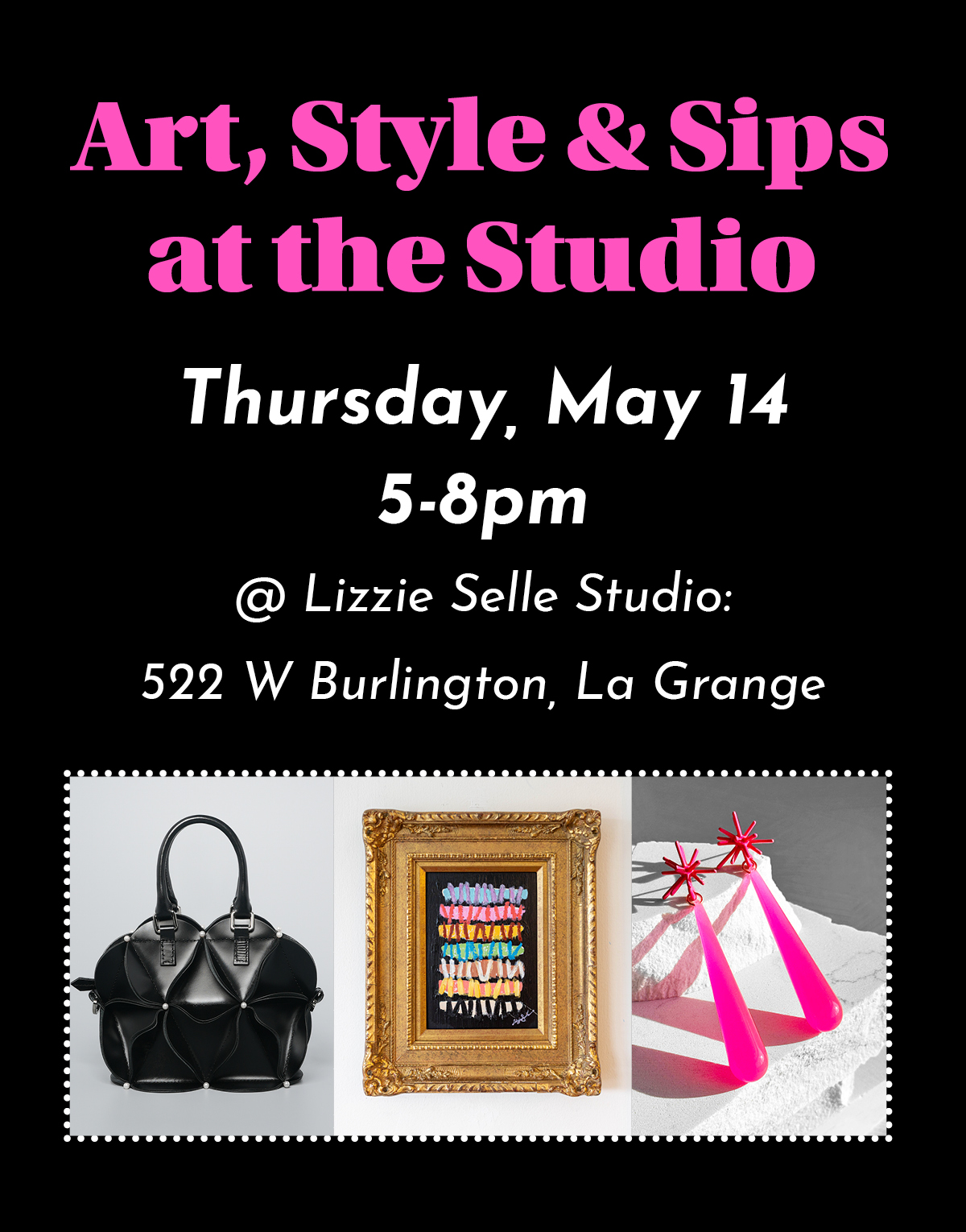 Art, Style & Sips at the Studio Comes to La Grange on May 14
