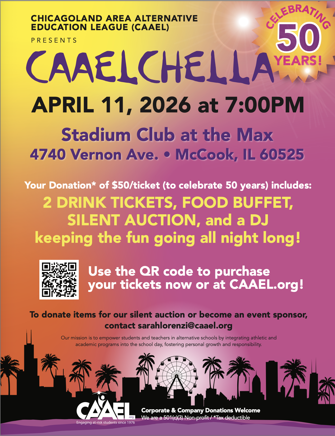 Party for a Purpose: CAAELchella Celebrates 50 Years