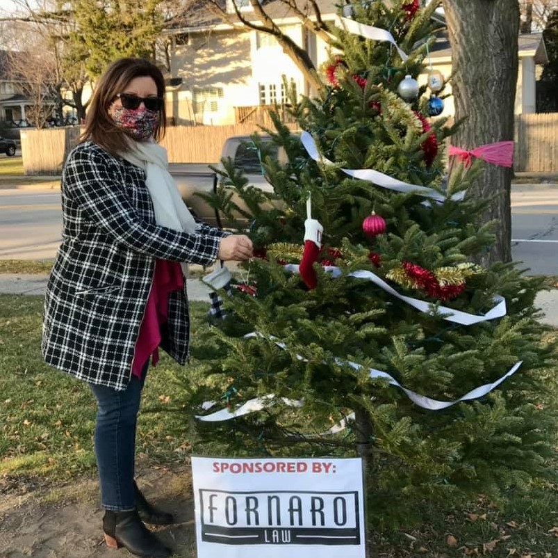 Christmas Tree in Park Celebrates Joy of Giving Back