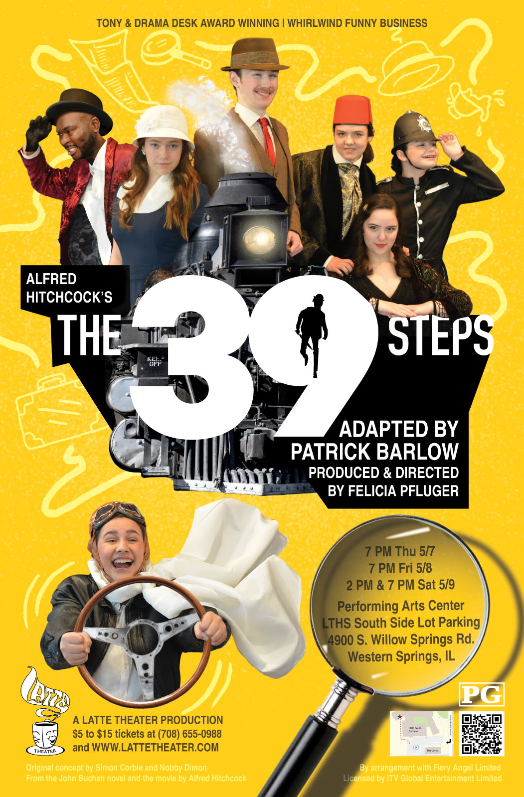 The LATTE Theater Presents The 39 Steps: Fast-Paced, Laugh-Out-Loud Theater
