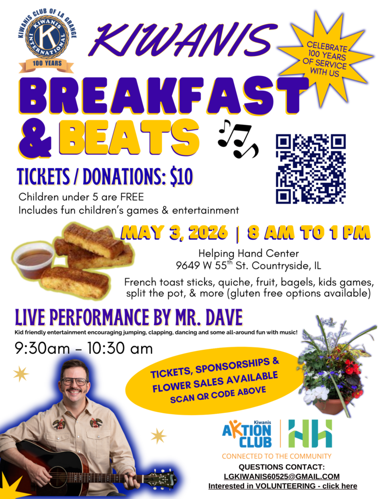 Flier promoting Breakfast and Beats event