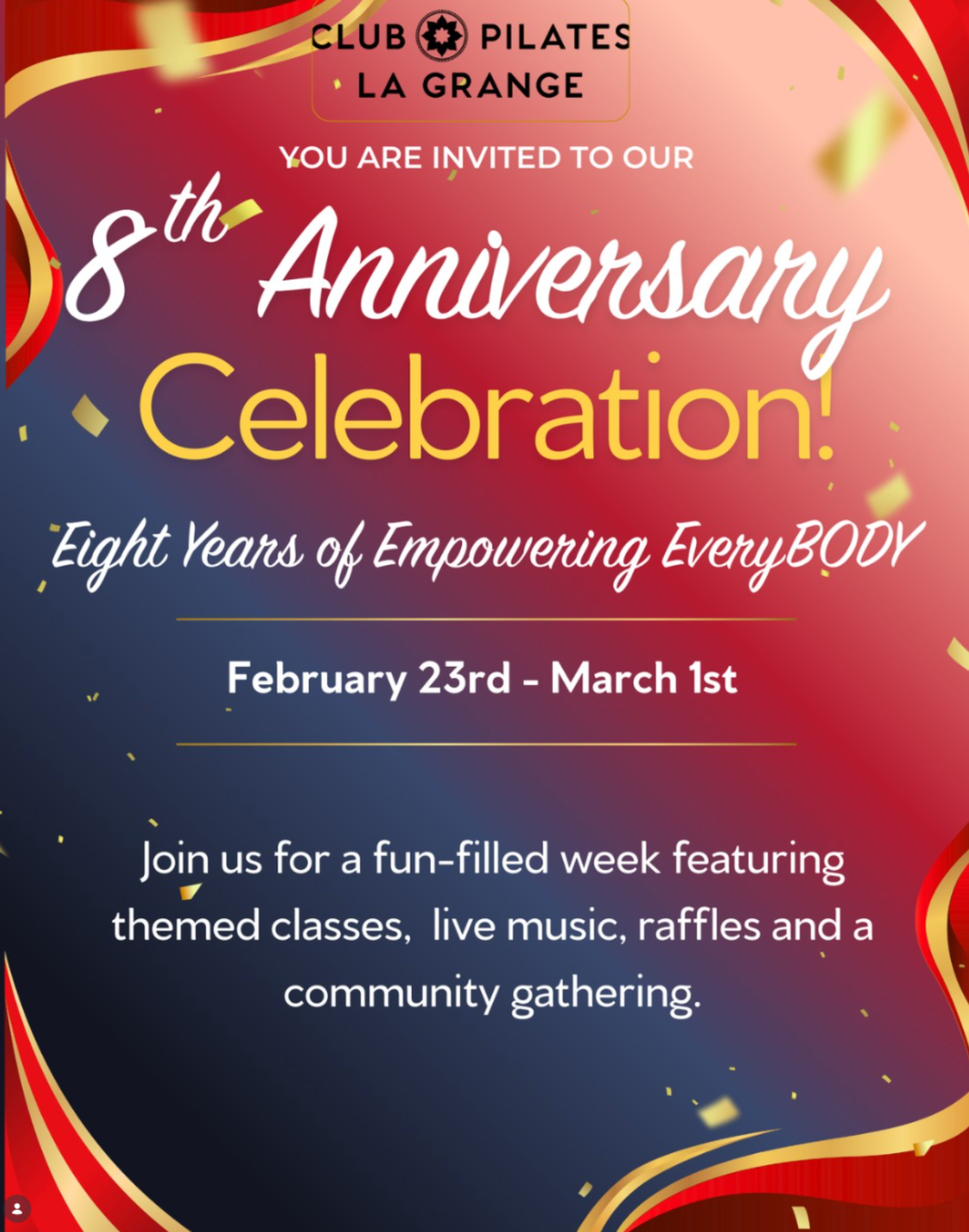 Club Pilates La Grange Celebrates 8 Years of Strength, Community, and Empowerment