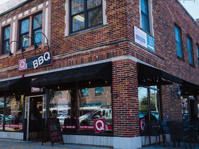 Outside shot of Q BBQ