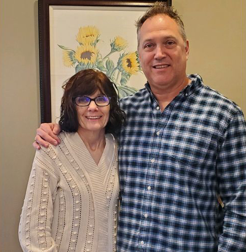 Mike McNamara and his sister